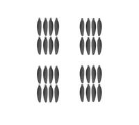 M7 Drone FPV sin escobillas Pieza de cuadricóptero hélice alas Hoja/3,7 V 800MAh Accesorio batería(32PCS Propeller)