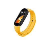 (M7-YL) Reloj inteligente M6 para adultos, deportivo, con control del ritmo cardíaco y Bluetooth, resistente al