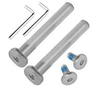 M8 - Juego surtido de tornillos y pernos Allen macho hembra de 40-76 mm, piezas de scooter para niños de 2-3-4 ruedas, reparación de ejes de rueda delantera y trasera (73 x 8 mm)