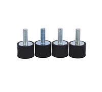 M8 M6 Soportes de goma Amortiguador Aislador de vibraciones Soportes antivibración Silentblock Bobinas Coche Barco Bobinas (4PCS)(VD20*15 M6*18)