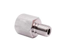 M8 macho a M5 M6 M8 M10 M12 M14 M16 M20 1/8 "1/4" BSP NPT hembra casquillo reductor hexagonal 304 Ajuste de alta presión de acero inoxidable(F NPT1I4-M M8x1)