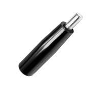 M8 - Pomo giratorio de rosca macho de plástico para volante, repuesto para torno industrial, fresadora