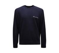 M8249 MAGLIONE UOMO ARMANI EXCHANGE MAN WOOL BLEND SWEATER BLUE