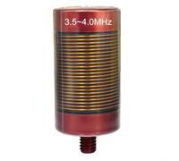 MA-12 Bobina de antena de onda corta 35MHz 100W Pieza de repuesto portátil para antena GP Recepción de alta fidelidad Construcción de acero inoxidable (rojo)