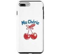 Ma Chérie French Cherry Fruit Romantic Cute Carcasa para iPhone 7 Plus/8 Plus