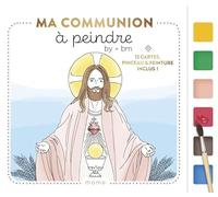 Ma communion à peindre: Avec 12 cartes, pinceau & peintures inclus ! (LOISIRS CREATIFS)