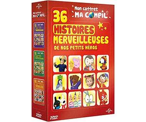 Ma Compil' - Coffret : 12 histoires pour fêter l'été + 12 histoires pour ton anniversaire + 12 histoires pour les petits écoliers [Francia] [DVD]