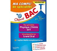 Ma compil' de spécialités Physique-Chimie, SVT Tle: Grand Oral + Option Maths complémentaires