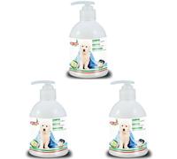 Ma-Fra Champú Limpiador para Perros, con Aceite de Neem, Específico para la Limpieza Profunda del Pelaje Blanco, Elimina el Antiestético Color Amarillento del Pelaje, 250ml (Paquete de 3)