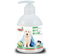 Ma-Fra Champú Limpiador para Perros, con Aceite de Neem, Específico para la Limpieza Profunda del Pelaje Blanco, Elimina el Antiestético Color Amarillento del Pelaje, 250ml