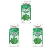 Ma-Fra, Chimpanzen Green Power, Perfumador de Goma para Coche, Mono Meditando sobre Flor de Loto, Inspirado en la Filosofía Zen, Fragancias Frescas de Limón Verde y Bergamota, 1 Pieza (Paquete de 3)