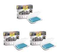 Ma-Fra Clay Bar Soft, Pasta de Arcilla Descontaminante para Carrocerías, Elimina impurezas para un Acabado Liso y Brillante, Ideal para Coches Oscuros Muy contaminados, 200 g (Paquete de 3)