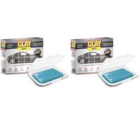 Ma-Fra Clay Bar Soft, Pasta de Arcilla Descontaminante para Carrocerías, Elimina impurezas para un Acabado Liso y Brillante, Ideal para Coches Oscuros Muy contaminados, 200 g (Paquete de 2)