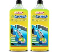 ma-fra h0930 Champú y cera para coche, Amarillo neón, 1000 ml (Paquete de 2)