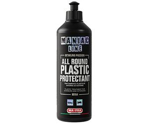 Ma-fra Maniac Car Detailing Line, All Round Plastic Protectant, tratamiento completo para todos los plásticos exteriores e interiores del coche, protege y reaviva plástico y goma coche, formato de 500