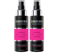 Ma-fra, Maniac Line, Maniac Obsession First Touch, ambientador para coche en spray de 150 ml, aroma afrutado y floral, alta intensidad, suave y espontáneo (Paquete de 2)
