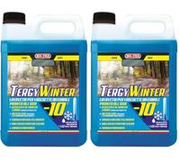 Ma-Fra, Tergy Winter -10 °C, líquido limpiacristales para bañeras de invierno, con antical y anticongelante, elimina el tráfico de película, garantiza el deslizamiento de los cepillos, formato 4500 ml