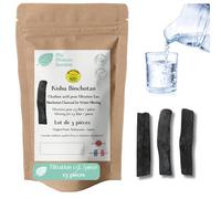 Ma Maison Durable Filtro de agua de carbón activado | Palos japoneses de Binchotan X3 | Kishu Binchotan genuino | Carbón de roble de Wakayama| Filtro purificador de agua grifo 100% natural