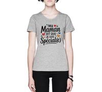 Ma Maman Dit Que Je Suis Spécial(E) Grey Women's T-Shirt tee