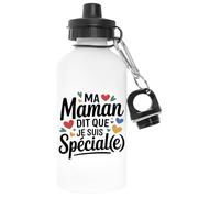 Ma Maman Dit Que Je Suis Spécial(E) Un Verre Bière Agresser Tasse Blanco Botella De Agua Aluminio Para Exteriores Pollutant Free White Water Bottle Aluminium For Outdoors