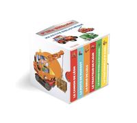 Ma petite bibliothèque P'tits véhicules: Coffret en 6 volumes : Le camion de Léon ; La moto de Margot ; La grue de Lulu ; Le tracteur de Fleur ; Le camion-poubelle de Marcel ; Le tractopelle d'Axel