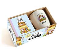 Ma petite pause Cosy: Coffret avec 1 joli mug + 1 livret de coloriage