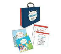 Ma petite valise pour aller à la messe NE: 4 volumes : Mon petit missel ; La Bible pour les petits ; Mes coloriages la Bible ; Mes coloriages la messe (Messe 3-6 ANS)