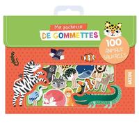 MA POCHETTE DE GOMMETTES - 100 ANIMAUX SAUVAGES