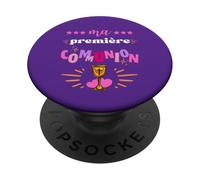 Ma Première Communion Cadeau Fille Catholique Messe PopSockets PopGrip Adhesivo