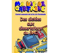 Ma vie de cartable: Un carnet souvenir unique pour revivre ses années collège et lycée, entre souvenirs, rires et réflexions