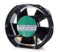 MA17250HBL 17251 AC Fan, 110-120V Metal Ball Bearing Inverter Power Supply Cabinet Fan