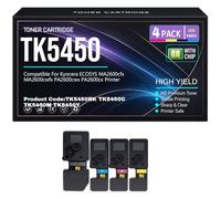 MA2600cfx MA2600cwfx Cartuchos de tóner TK5450 TK5450BK TK5450C TK5450M TK5450Y Tóner para Kyocera ECOSYS PA2600cwx PA2600cx Impresoras con Chip