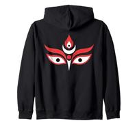 Maa Kali Ojos Divino Femenino Shakti Meditación Espiritual Sudadera con Capucha