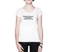 Maak Het Losser We Nemen Amerika Terug Blanca Mujer Camiseta White Women's T-Shirt tee