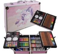 MAALEO 22768 - Maletín para colorear con cuernos de huevo y caja de 145 piezas, color rosa