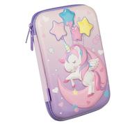 MAALEO Estuche Unicornio 3D Espuma EVA Cartuchera Utiles Escolares para Papelería 7 Pulgadas Tableta Inicio Escolar Regalo para Niñas Rosa 24510, Rosa, Cuento de hadas