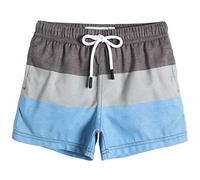 MaaMgic Bañador Niño Ropa de Baño para Niño Secado rápido Interior de Malla Short de Natación Estampado,Nuevo Gris Azul,5-6 años