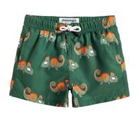 MaaMgic - Bañadores cortos, de verano, para niños y niñas, con calzoncillos de malla, de dinosaurio, para la playa, 5-6 años
