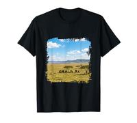 Maasai Mara Savannah Kenia Vida Silvestre Paisaje Escena Camiseta