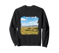 Maasai Mara Savannah Kenia Vida Silvestre Paisaje Escena Sudadera