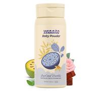 Maate Polvo para bebé natural y ayurvédico sin talco | Calma y mantiene la piel de tu bebé tranquila | Enriquecido con fruta de Bael, sandalia roja y darbha | 100% natural, no irritante y seguro (100