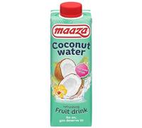 MAAZA Zumo de Agua de Coco, Bajo en Calorías - Tetra Pack 33 cl