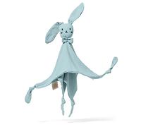 Mababu Manta de Seguridad Con Forma de Conejo - Regalos Para Nacimiento - Peluche Para Bebé - 100% Algodón Orgánico de Muselina GOTS - Para Niño a Partir de 0 Meses