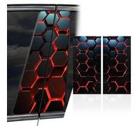 MABEIBEI 2 Piezas Pegatina el Pilar Central Ventana de Puerta para Ford Transit Custom 2012-2022 2023 2024, Calcomanías para Pilar B de Coche Protección de La Columna B,C