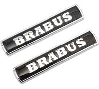 MABEINIU 2 Piezas Coche Sticker de Carro para Smart Brabus, 3D Logo Adhesivo Engomadas del Estilo del Coche Pegatina para Puerta de Carrocería,A