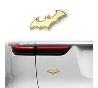 MABEIXI Emblemas del Coche Insignia para Dacia Sandero Stepway 3rd Gen 2nd, Pegatinas de Metal 3D Pegatina Coche 3D Logotipo Pegatinas Impermeable y Duradero,Gold
