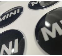 MABEIYE 4 Pieces Pegatinas para Tapacubos de Coche para Mini 50MM, Coche Rueda Tapas Tapacubos para Coche Centrales Tapa del Cubo del Vehículo Pegatinas Decorativas