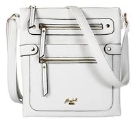Mabel London - Bolsos cruzados para mujer - Bolsos de mensajero largos con correa de hombro en varios estilos, Diseño 1 - Blanco