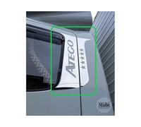 Mabi Automotive Parts - Juego de pilares cromados para puerta Mercedes Atego, corte láser, acero inoxidable, 4 piezas