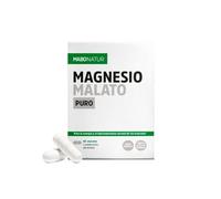 MABONATUR - Malato de Magnesio 400 mg - 80 Cápsulas Veganas - Complemento Alimenticio de Magnesio Malato Orgánico - Alta Biodisponibilidad - Ayuda a la Función Muscular y Energía